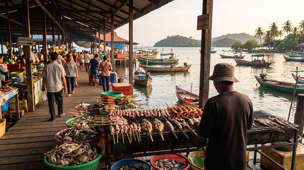 Kep Crab Market is more than a place to buy seafood.