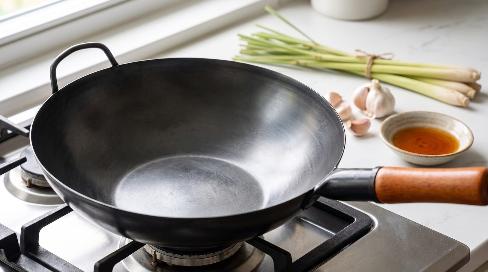 A Carbon Steel Wok That Gets Better Every Time You Cook