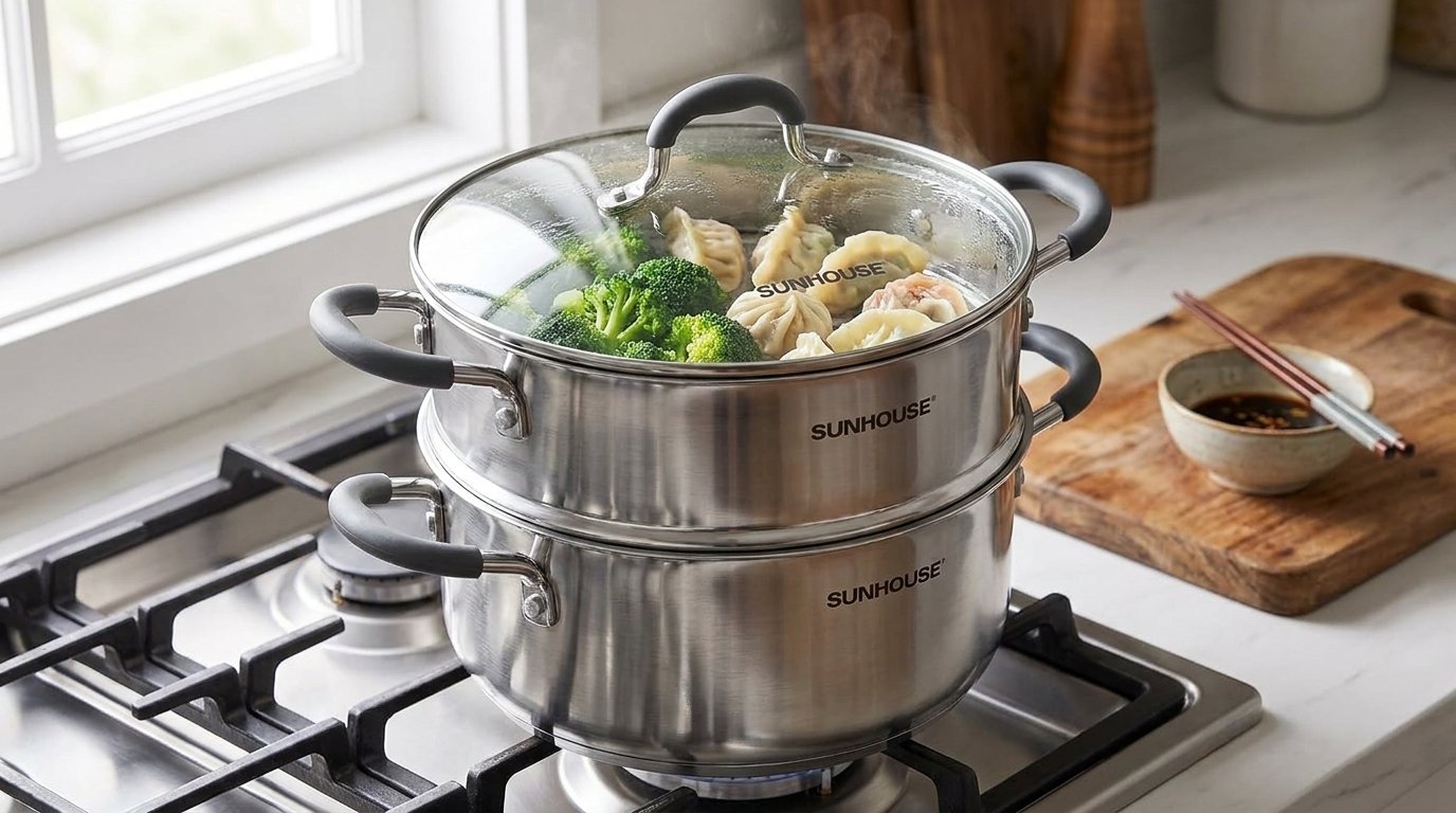 SUNHOUSE 4.6 QT Steamer Pot Review: What US Home Cooks Should Know Before Buying