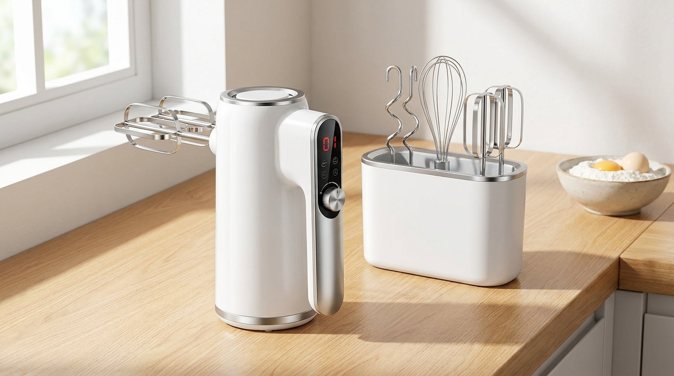 Tired of Hand Mixers That Stall on Thick Dough? This 400W Model Handles Dense Batters